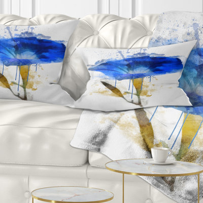 Coussin Blue Gentiana Alpina