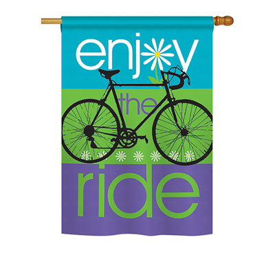 Double Sided Polyester House Flag