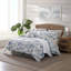 Raw Coast Blue/Gray Cotton Reversible Coastal 3 Piece Comforter Set-796423549