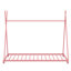 Lit plateforme en métal avec structure triangulaire-1615626179