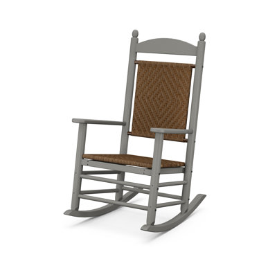 POLYWOOD Rocker Jefferson Woven Rocking Chair