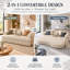 Upholstered 69.3 " Chenille Sofa Reclining-761506930