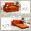 Canapé-lit double escamotable - Mousse moulée par compression, coussins inclus-126552650
