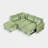 Upholstered L-Shaped Sectional-406117356