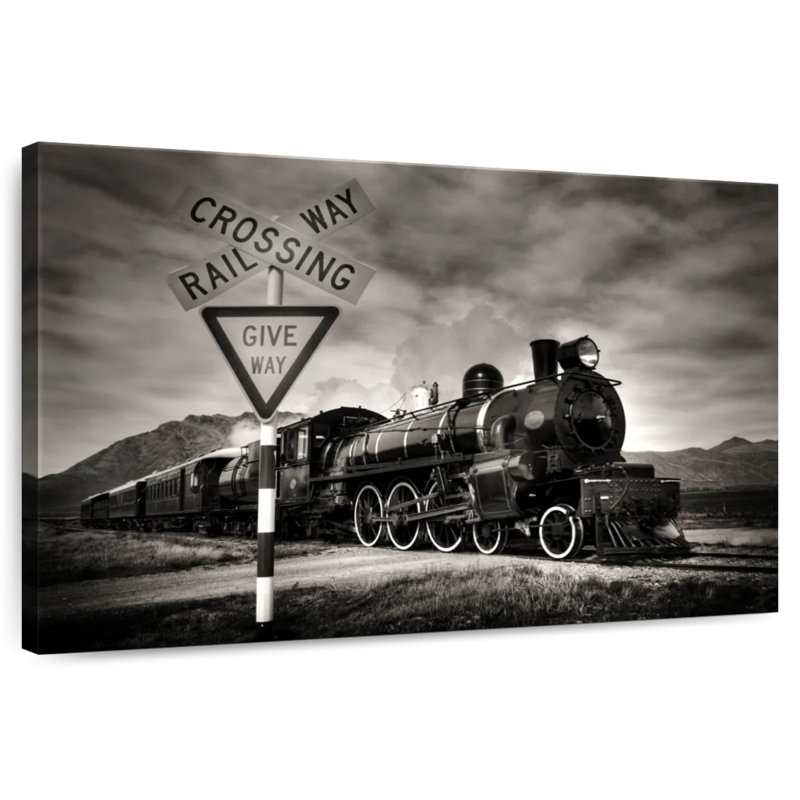 Mehar Rail Crossing, 30" H x 45" W