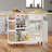 Kitchen Island, Kitchen Cart With Drawer and Wine Rack
