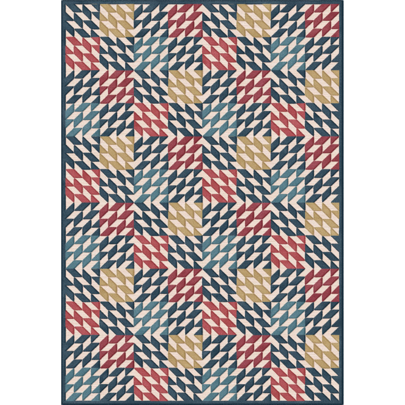 Garica Geometric Viscose Area Rug, Rectangle 160 x 230cm