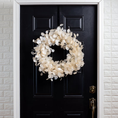 Bleached Lunaria All Seasons Everyday Fall Wreath