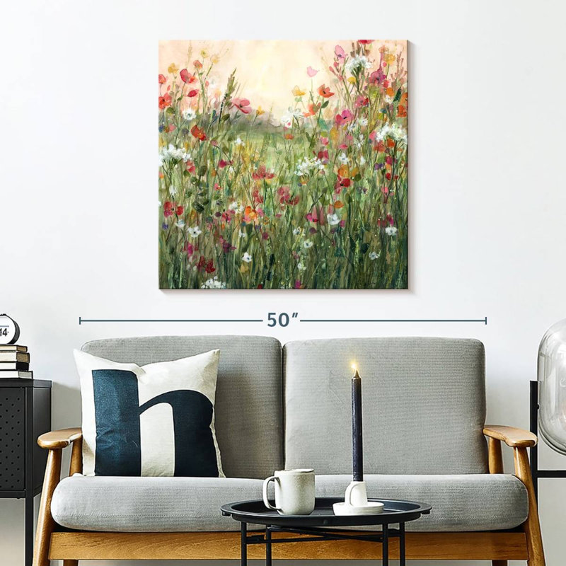 Delicate Spring In Full Bloom, 30" H x 30" W