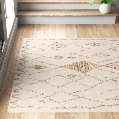Emrys Beige/Orange/Blue Rug