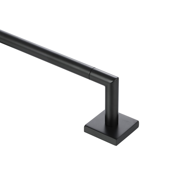 Rapture - Porte-serviettes simple, H 2,87 po x l 10,87 po x P 2,87 po, Noir mat