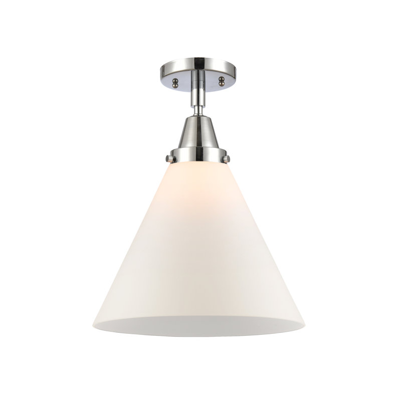 Plafonnier en verre, Ampoule non incluse, Oui, Chrome poli
