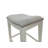 Elegant Brown 25 Inch Saddle-Style Backless Counter Stool with Nailhead Trim