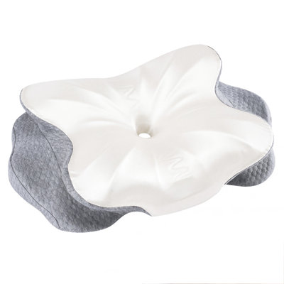 25" x 15" Ergonomic Contoured Cooling & Neck Support Memory Foam Cervical Pillow