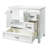 Brantley 36'' Single Bathroom Vanity Base Only in White