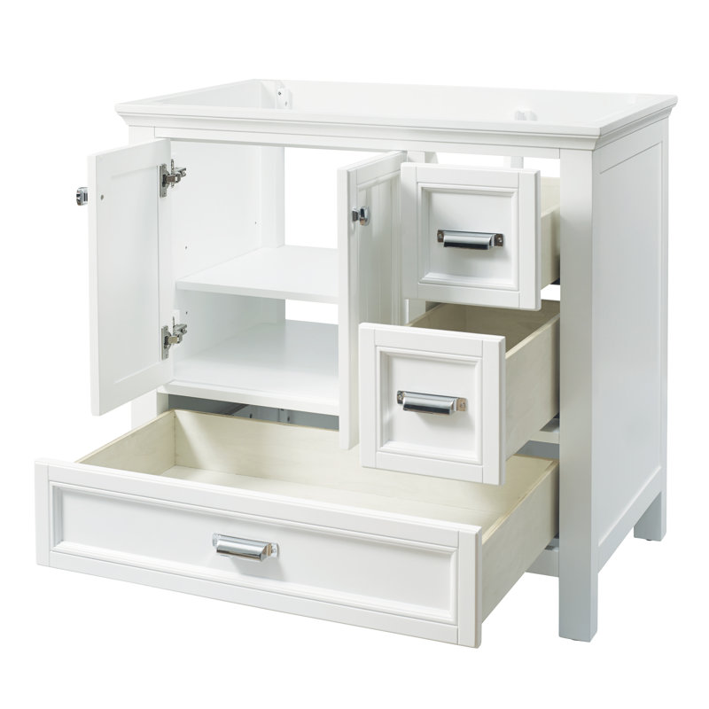 Brantley 36" White Painted Single Bathroom Vanity