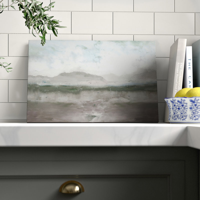 " Abstract Horizon " Painting Print, 12" H x 18" W