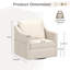 Upholstered Swivel Armchair-1899608141