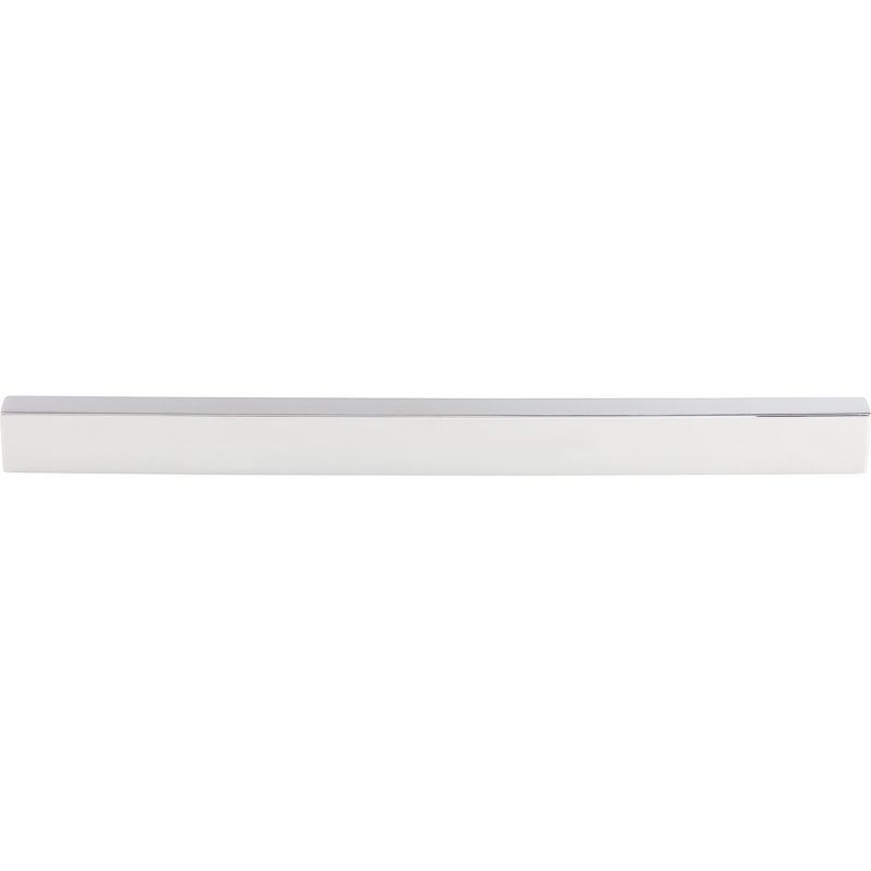 Modern Metro Finger Pull, 12" Center to Center, Polished Chrome