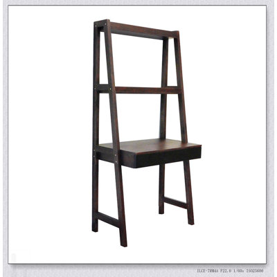 Bureau échelle 32 x 20 x 68, étagère de style échelle avec rangement spacieux et esthétique moderne pour la maison ou le bureau