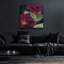 Art mural en verre épique «Bourgogne Bourgogne 2» par Heidi Kuntz, 36 po x 36 po-49885787