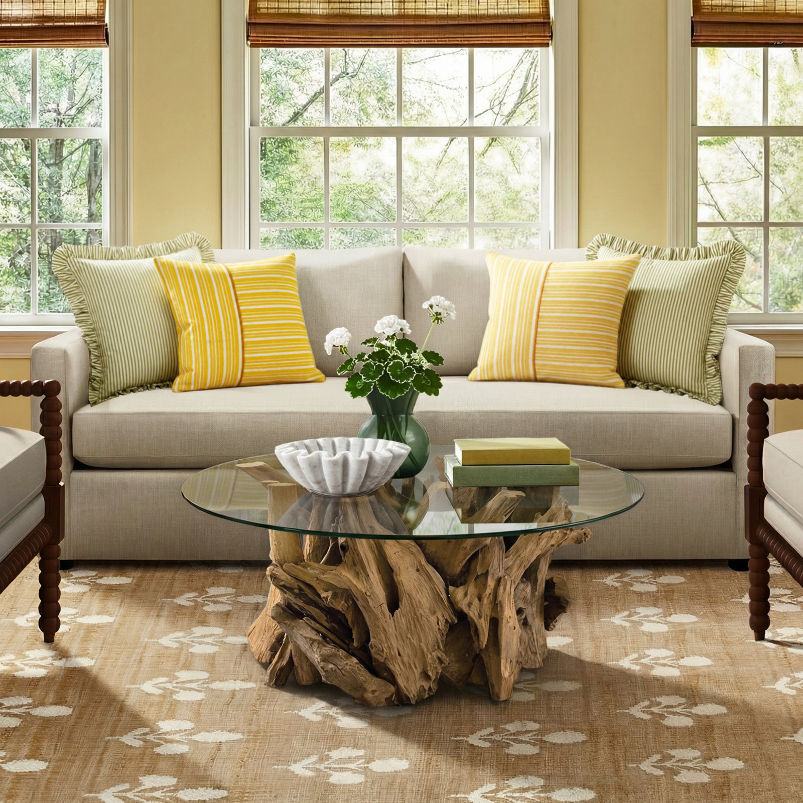 Julip Driftwood Abstract Coffee Table