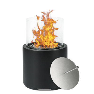 MGO Ethanol Tabletop Fireplace with Flame Guard