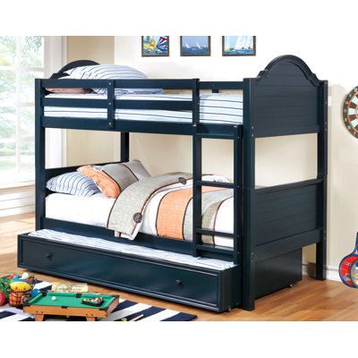 Gitti Kids Twin Over Twin Bunk Bed with Trundle