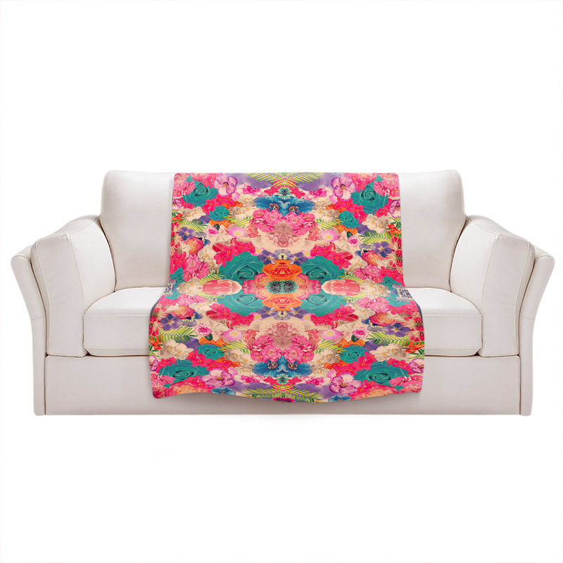 Hand Woven Throw Blanket, 68" x 80"