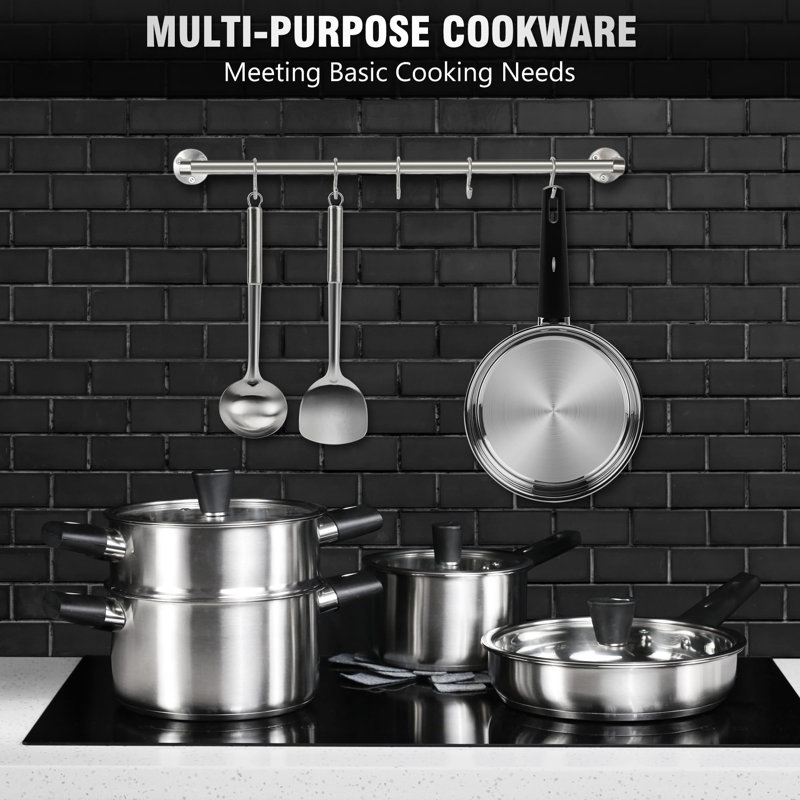 14 - Piece Stainless Steel Cookware Set