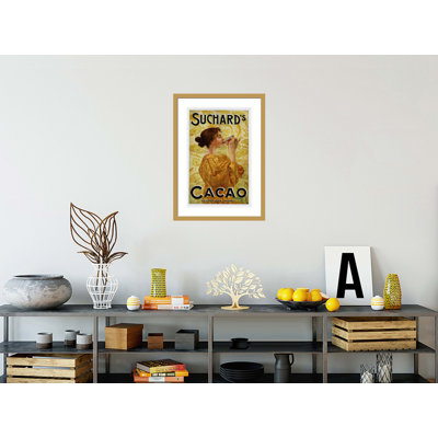 Affiche pour le cacao de Suchard par Inconnu - Impression Giclée sur cadre
