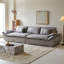 Canapé modulaire gris en polyester-1049393798-1049393799