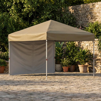 10x10 Ft Pop-Up Canopy Tent – 3-Level Adjustable, UPF 50+ Waterproof Outdoor Gazebo for Backyard, Beach, Festivals & Entertaining