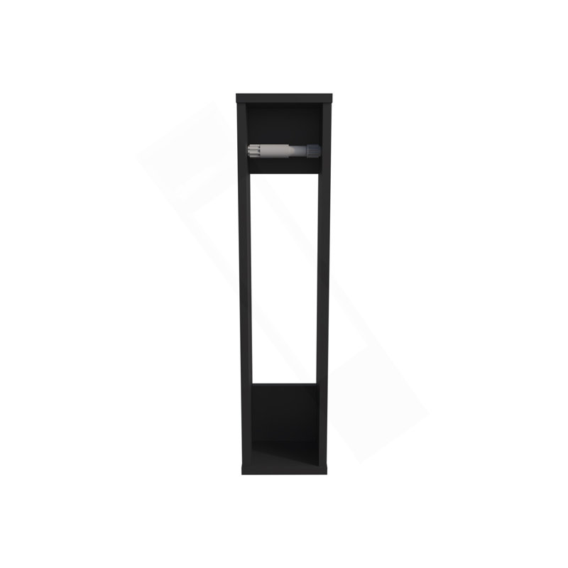 Porte-papier hygiénique Supai en mélamine, noir, Noir