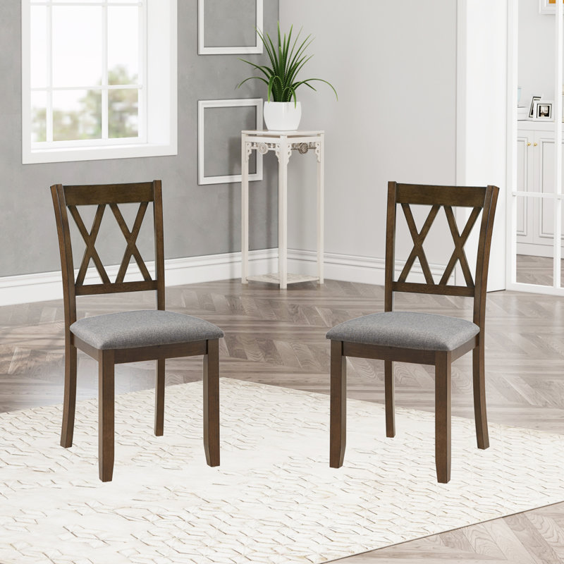 Ensemble de 4 chaises de salle à manger avec siège rembourré
