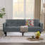 Velvet Futon Couch Convertible-331286697