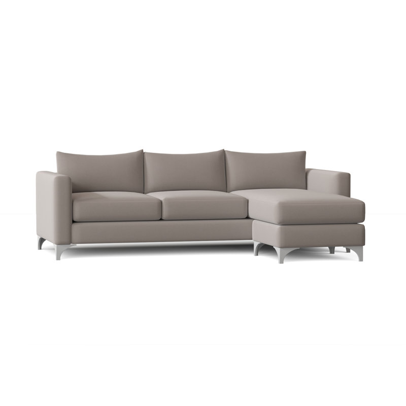 Vess Upholstered Sectional Reversible, Akiko Cement