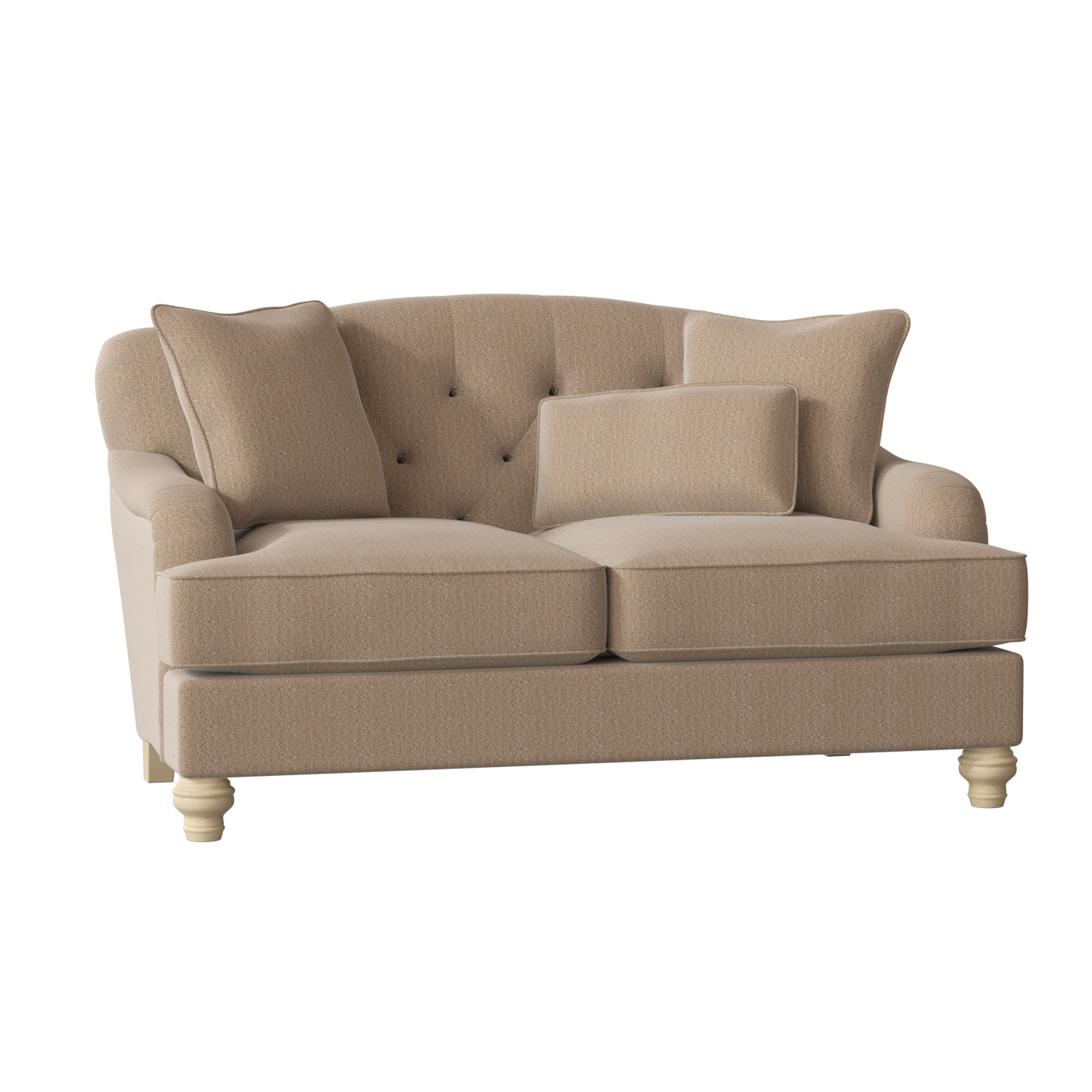 Sullivan 65'' Upholstered Loveseat, Beantown 10 Sand Performance Chenille, Manhattan, Yes