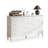 White Solid + Manufactured Wood Accent Cabinet