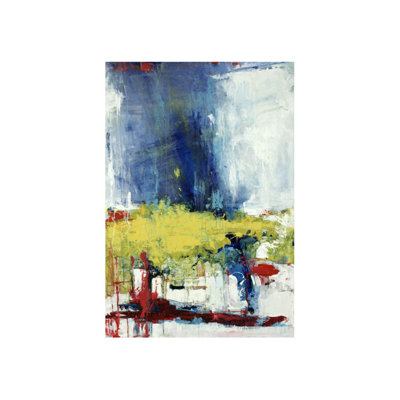 Tepid Print by Joshua Schicker, Knife Gel, 64" H x 44" W x 1.5" D