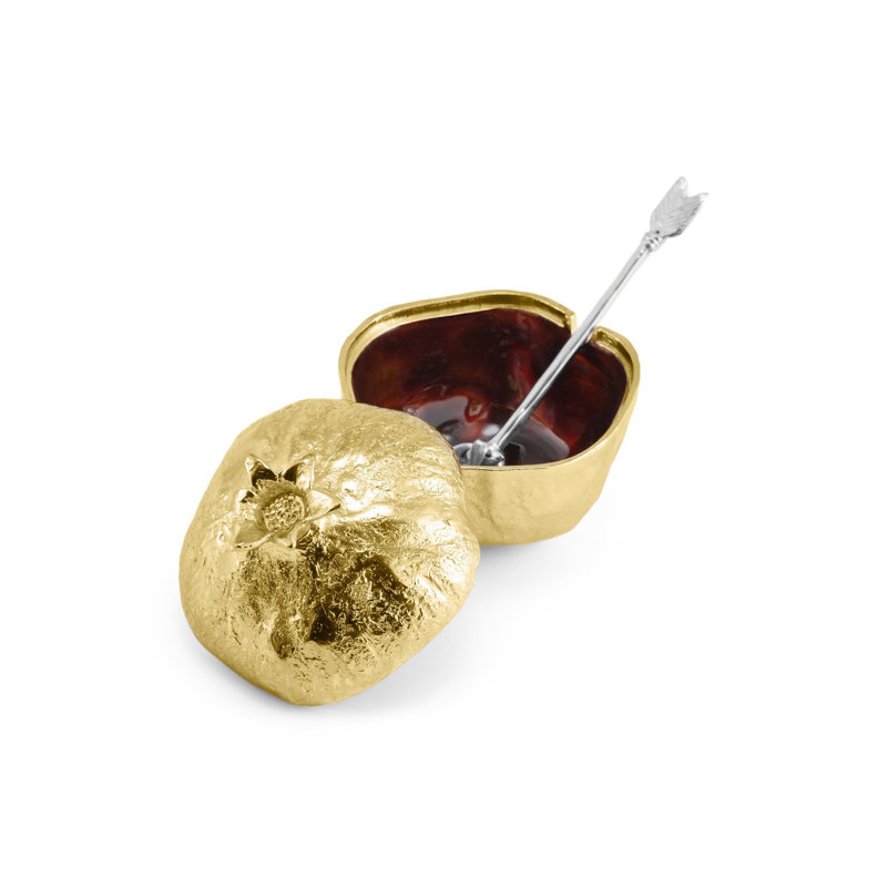 Pomegranate Mini Pot w/ Spoon
