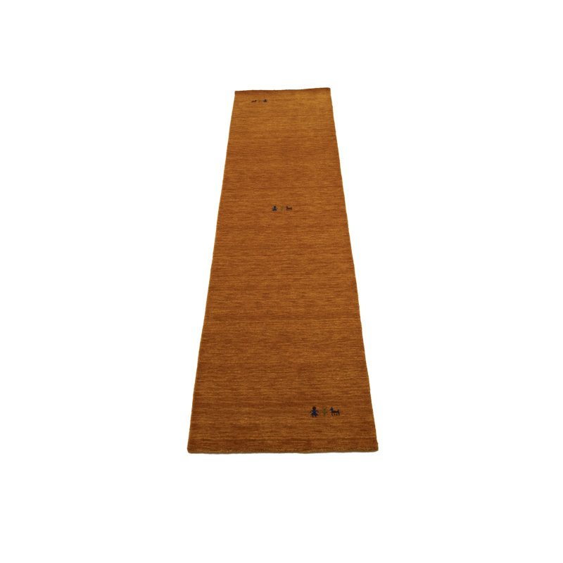 Tapis Gabbeh tissé à la main sans perte, 100% laine, de couleur unie, résistant à la décoloration et aux taches, durable