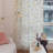2pcs Blackout Curtains Yellow  Flower Pattern Curtains For Living Room-110439555