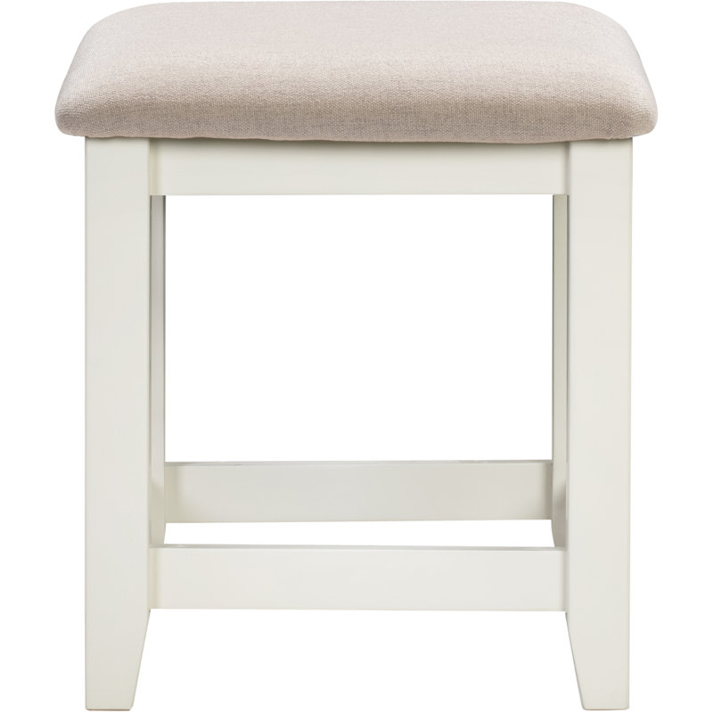 Solvy Accent Stool, Ivory