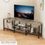 TV Stand for 190cm TVs with LED Lights, Charging Station & Storage Shelves-2011301862