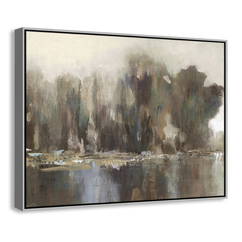 «Daily Reflections II - Landscape Version Print» par Carol Robinson, Argent argent, H 31,5 po x l 41,5 po