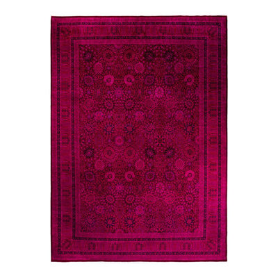 Tapis rose nouvel âge 10 pi 2 po x 13 pi 10 po Broadus