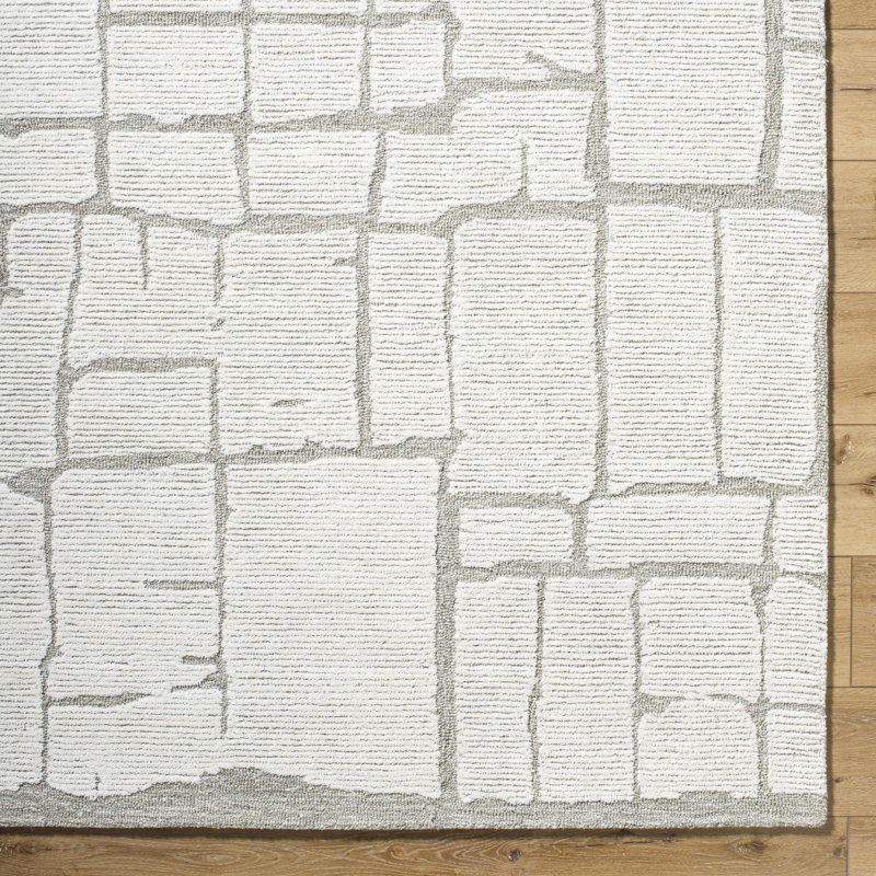 Jacobie Handmade Indoor Area Rug, Rectangle 8' x 10'