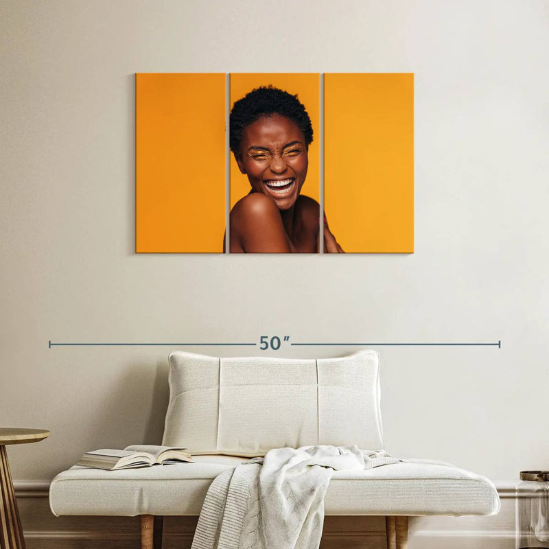 Portrait souriant de la Navette, H 24 po x l 38 po