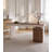 Light Luxury High-End Walnut Color Solid Wood Office Desk-76424286